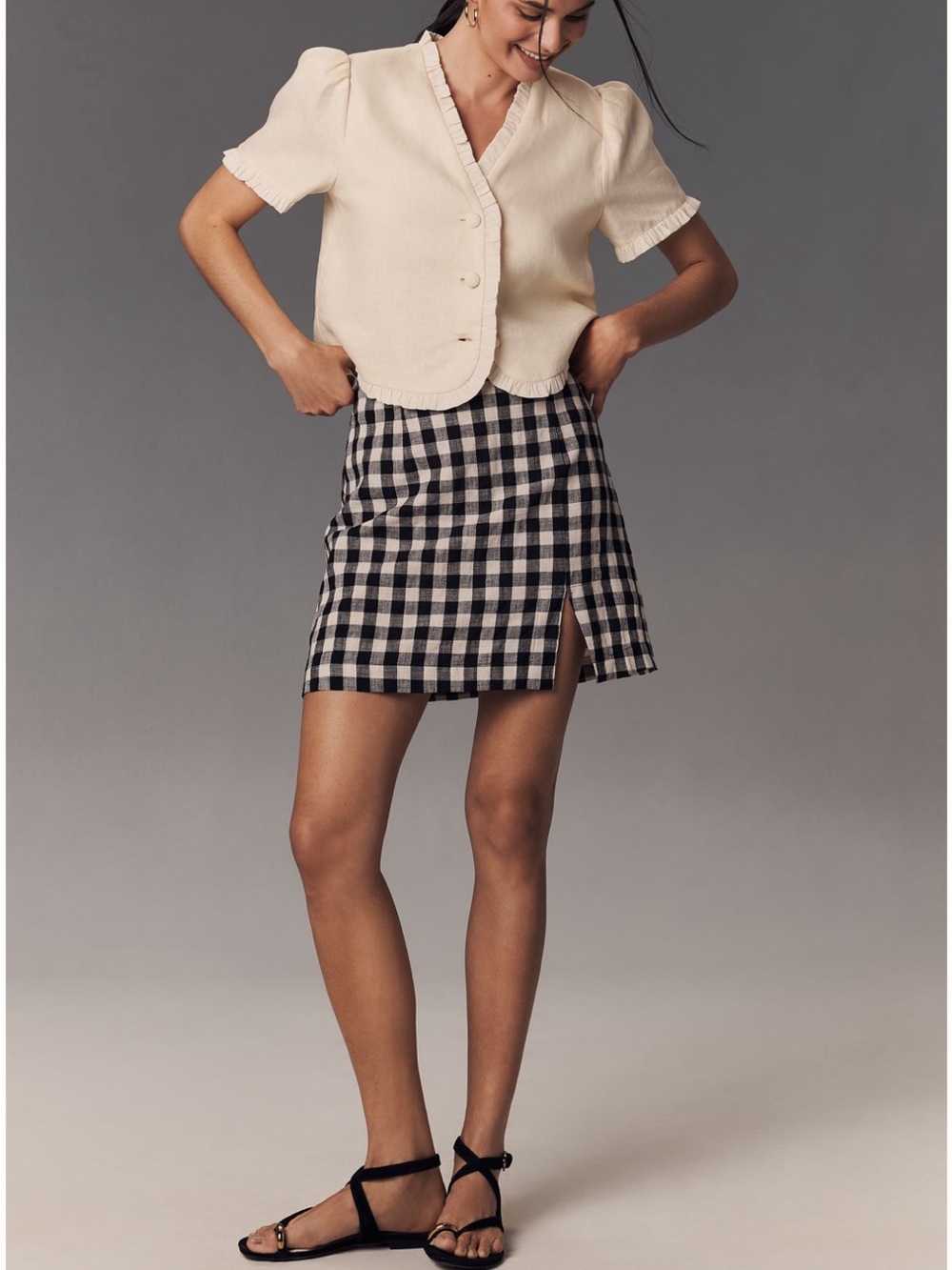Reformation Bess Linen Top - Picture 3 of 7